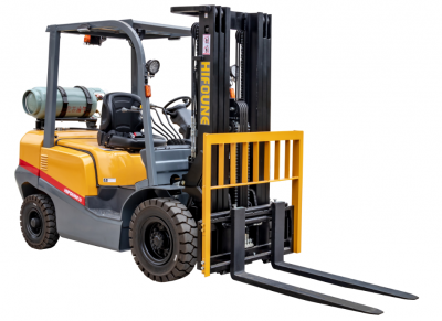 Forklift powered by LPG